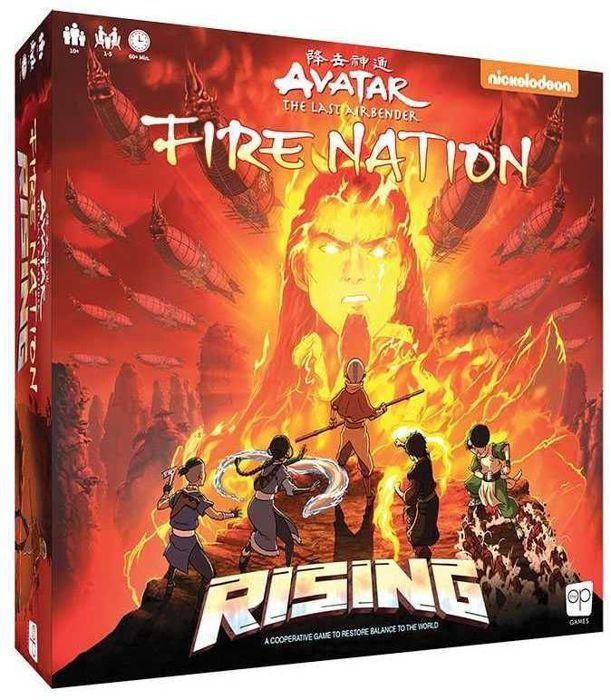 Jeu De Societe - Jeu De Plateau The Op Games L'Avatar Des Jeux Op : Le Dernier Maître De L'air Fire Nation Rising