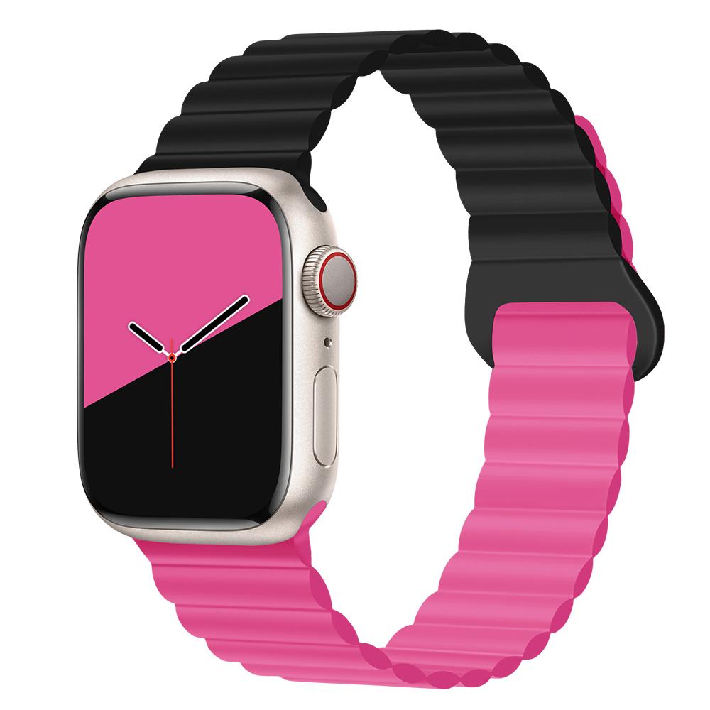Silicone Magnetic Strap for Apple Watch 11 10 46mm 42mm Ultra 3/2 49mm Sports Bracelet iWatch 9 8 7 6 5 4 SE 45mm 44mm 41mm Band