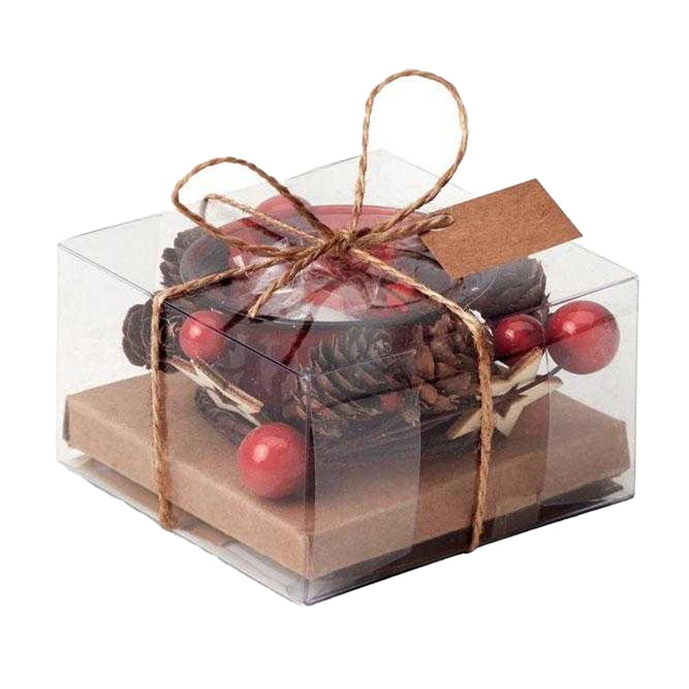 MidOcean Glass Christmas Candle Holder