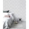 1pc Self-adhesive Wallpaper for Home,Removable Contactpaper,Abstract Rainbow,Black and White, Bedroom Decoration,Peel and Stick