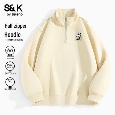 Baleno Men's S&K Series Stand-Collar Casual Sweatshirt