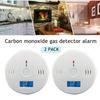 Wireless Carbon Monoxide & Smoke Alarm Detector with LCD Display - Home Safety Gas Leak Fire Alarm (CO PPM Indicator)