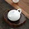 Service à thé en céramique Dehua 210 ml Fait main Théière Xishi avec filtre Personnalisé Portable Service à thé d'extérieur Porcelaine blanche chinoise Théière de beauté
