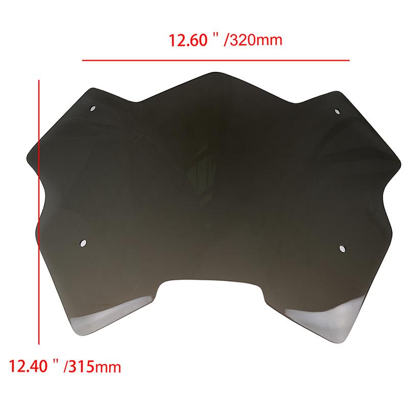 Motorcycle Sport Windshield Windscreen Deflector For Yamaha TMAX 530 TMAX530 2017 2018 Comfort Riding Protection