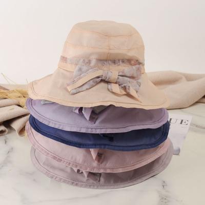 Sun Protection Uv Protection Sunshade Hat Fisherman Hat Vintage Women Bucket Cap Outdoor Shade Bucket Cap Soft, Light And Breathable Bucket Hats