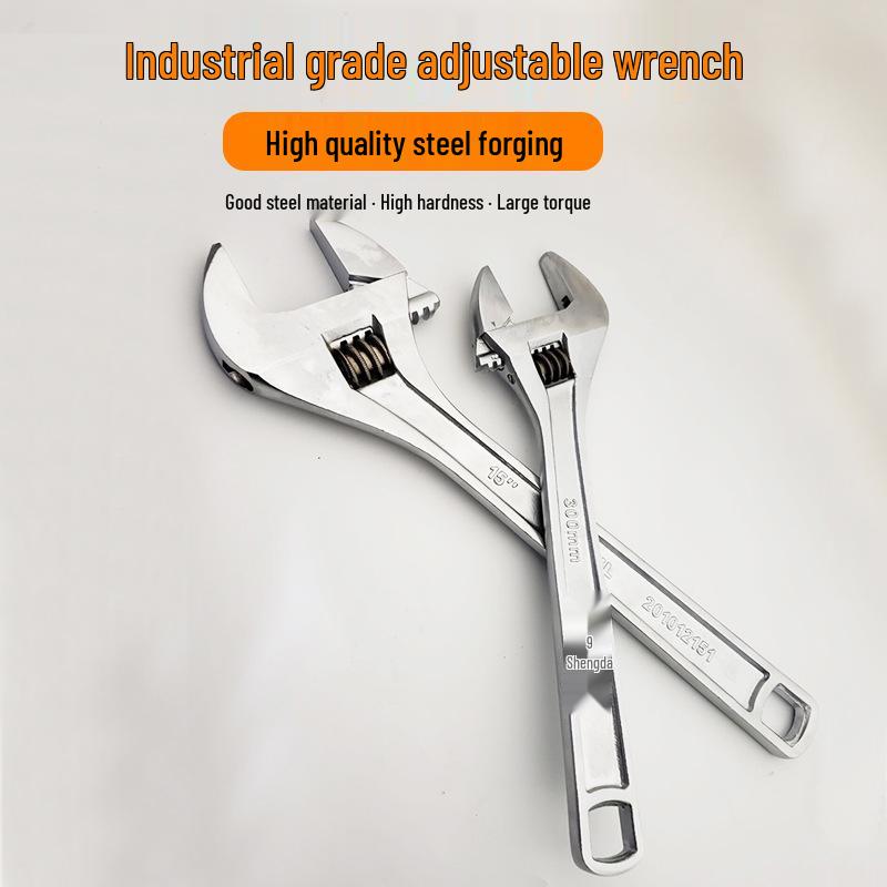 Multi-Purpose Adjustable Open-End Wrench, Sizes 6-24 Inch 6  150mm
