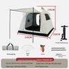 Tenda da campeggio gonfiabile automatica con telo - Rifugio esterno portatile due in uno, montaggio zero necessario