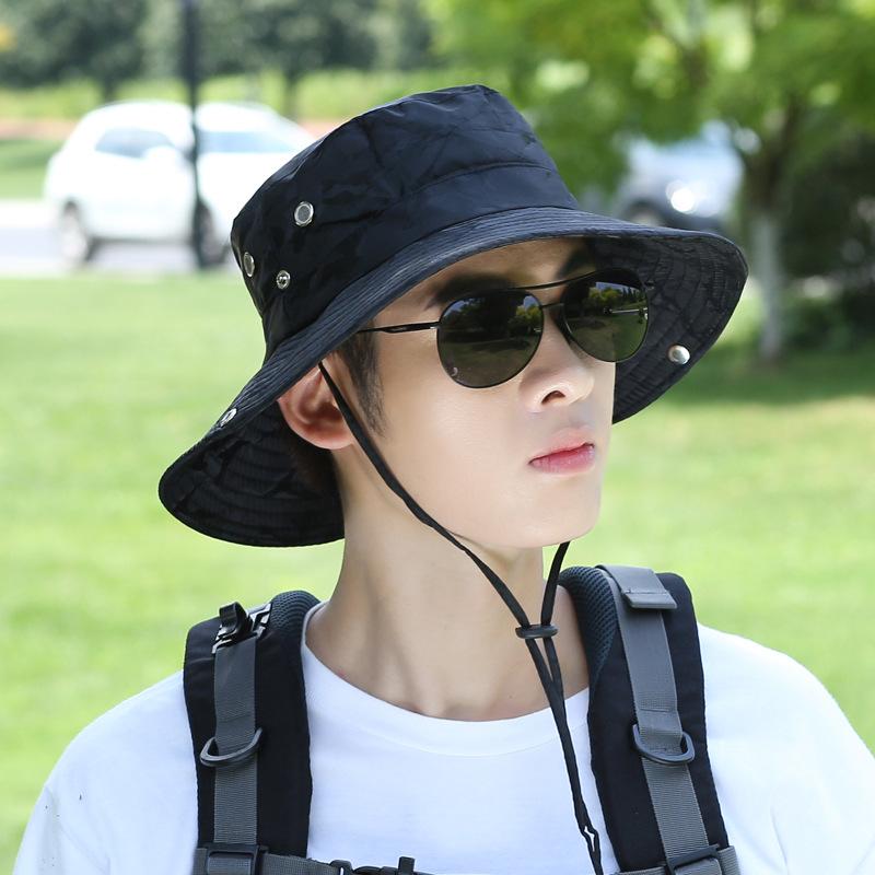 Hat men's summer sun hat outdoor breathable sun hat men's cycling hat bucket hat mountaineering fishing sun hat