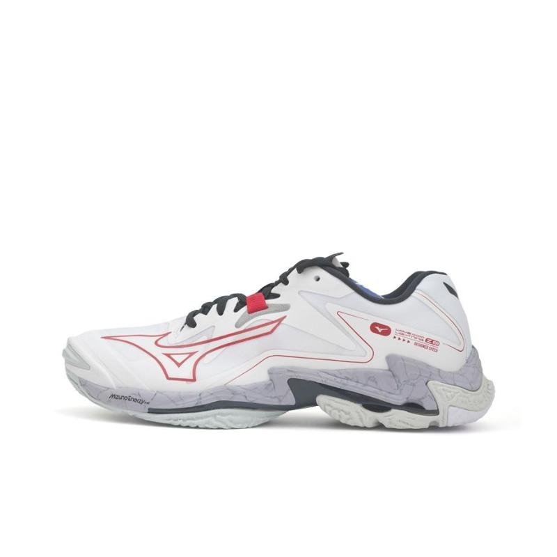 Mizuno Wave Lightning Z8 Unisex Low Top Badminton Shoes White Blue V1GA240061