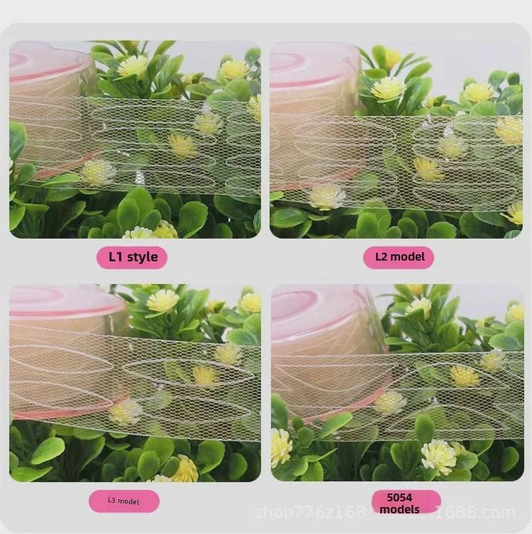 Lace Double Eyelid Stickers: Breathable, Flesh-Colored Mesh for Natural Beauty
