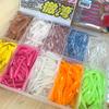 Tetsuwan Light Premium Aji Light Game Worm (Ajiko Worm) - Fishing, Mebaring, (Clear Keimura)