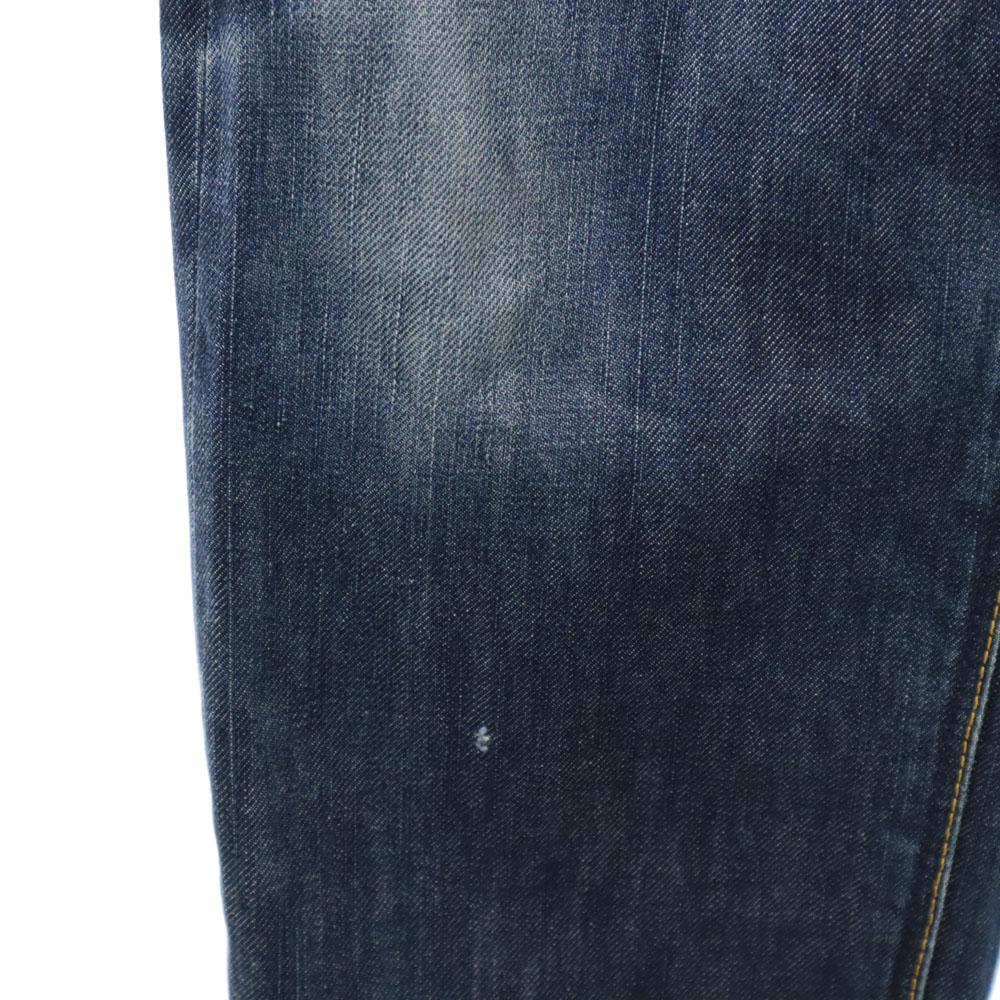 RAF BY RAF SIMONS Straight denim pants W28 Navy Jeans Button Fly Men's Used