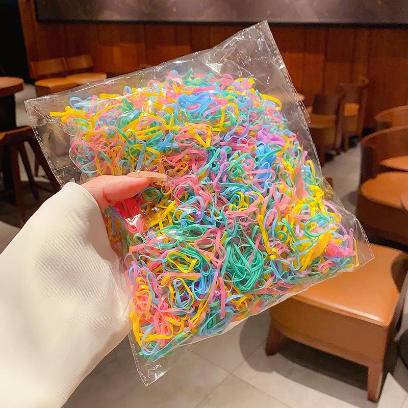 

Красочные резинки для волос для взрослых и детей - корейский стиль