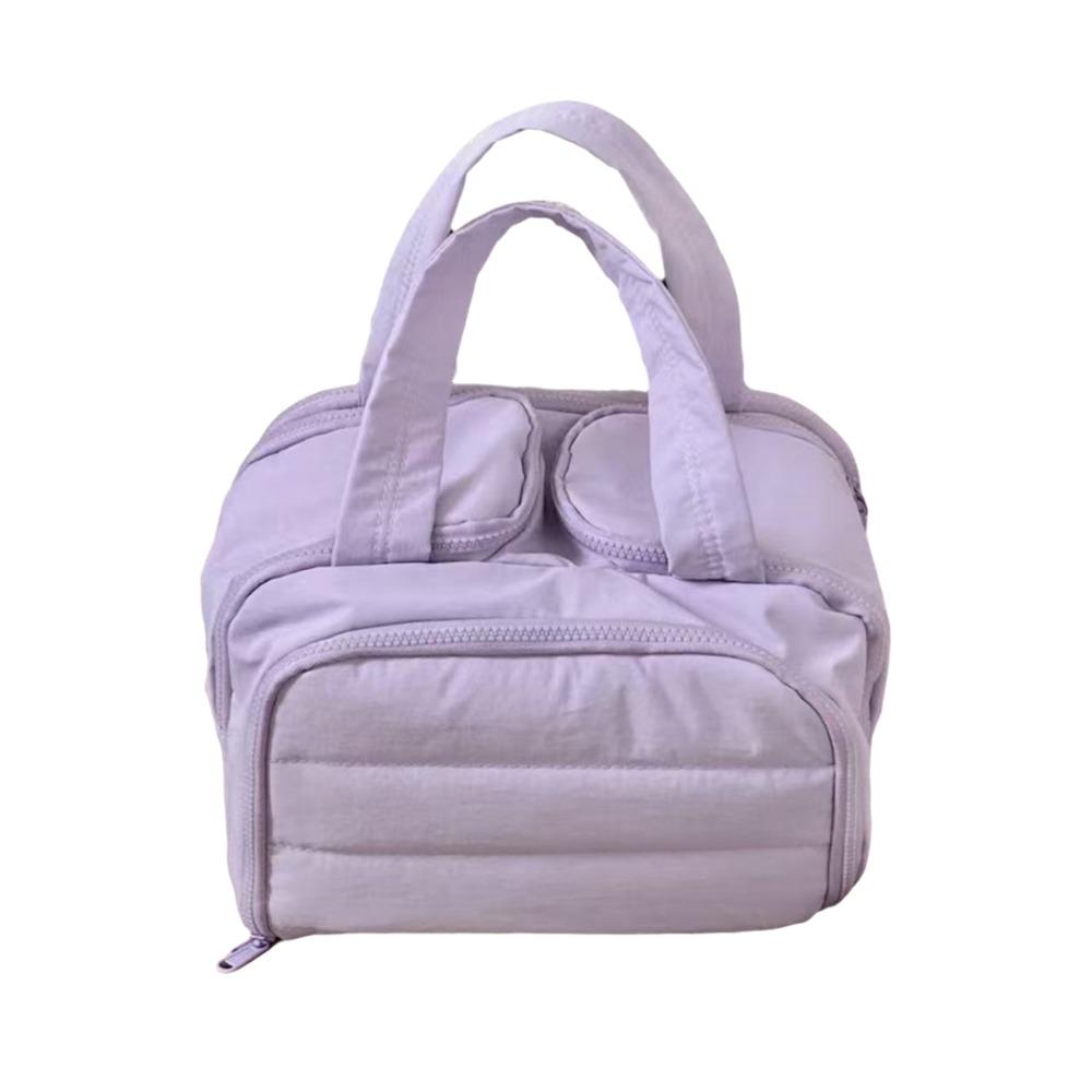 Multipocket Design Travel Toiletry Bag Zipper Closure Portable Makeup Pouch Shower Organizer