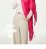 ELLE Women's New Autumn and Winter Premium Thickened and Velvet Large Size Shawl Warm Neck Scarf