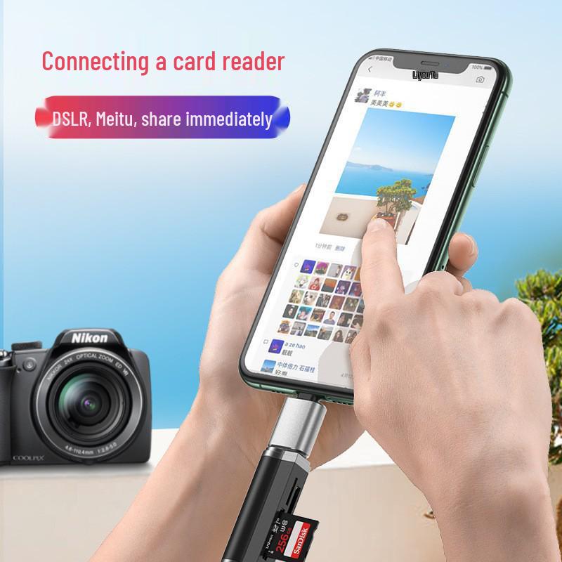 Apple iPhone Lightning to USB 3.0 OTG Adapter & Card Reader