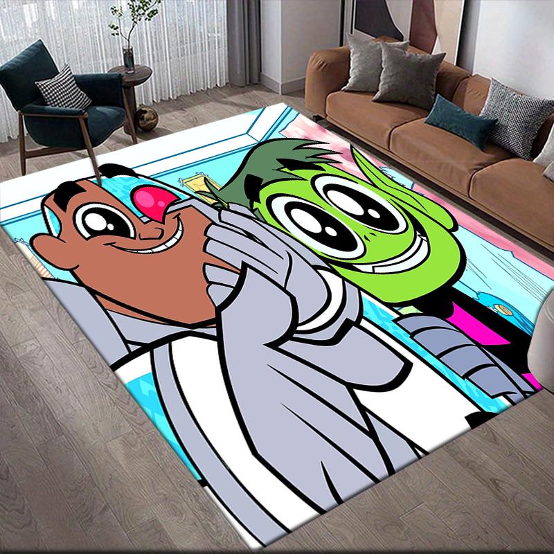 Cyborg Square Area Rug, Non-Slip Floor Mat for Home Bedroom, Perfect Gift for Fans.chl