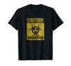 Grunge Biohazard Symbol Post-Apocalyptic Warning Sign T-Shirt