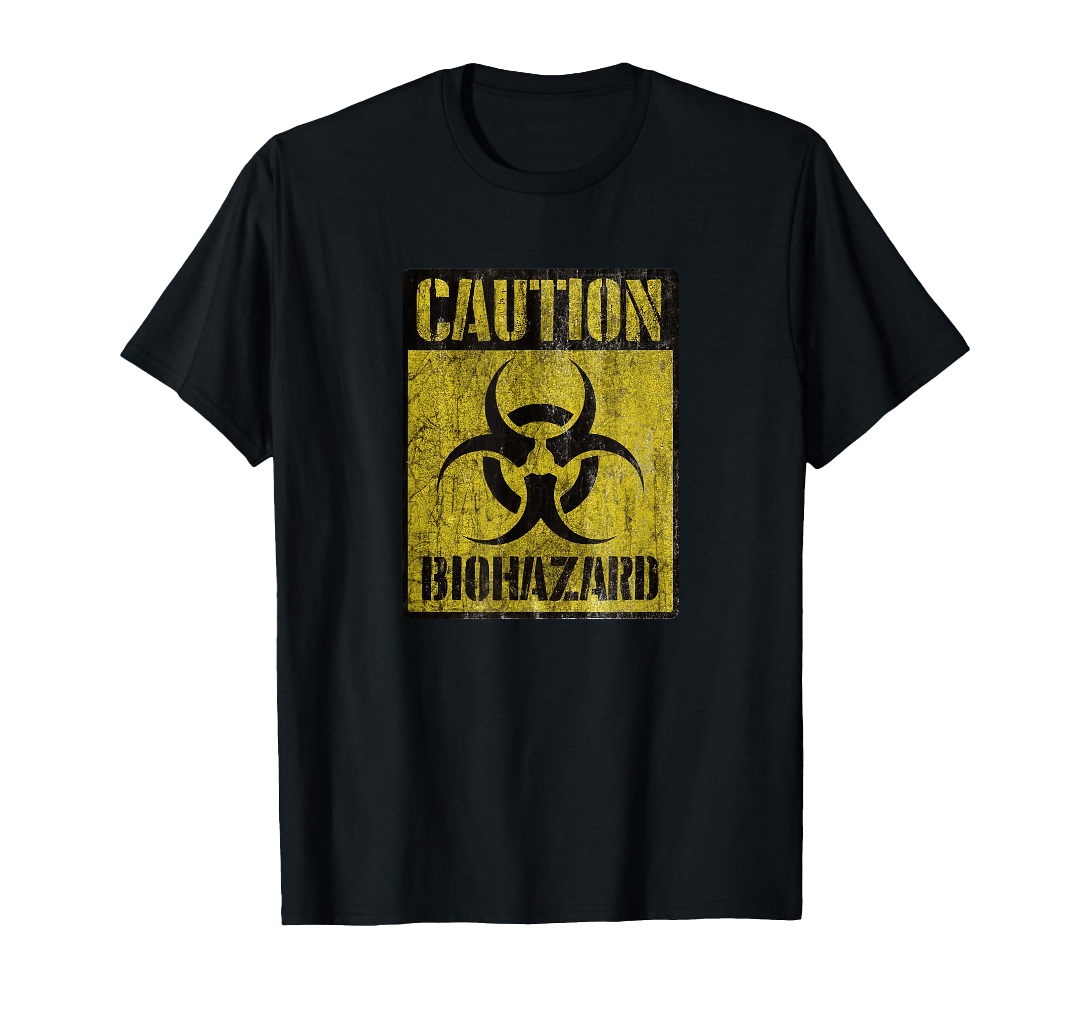 

Grunge Biohazard Symbol Post-Apocalyptic Warning Sign T-Shirt