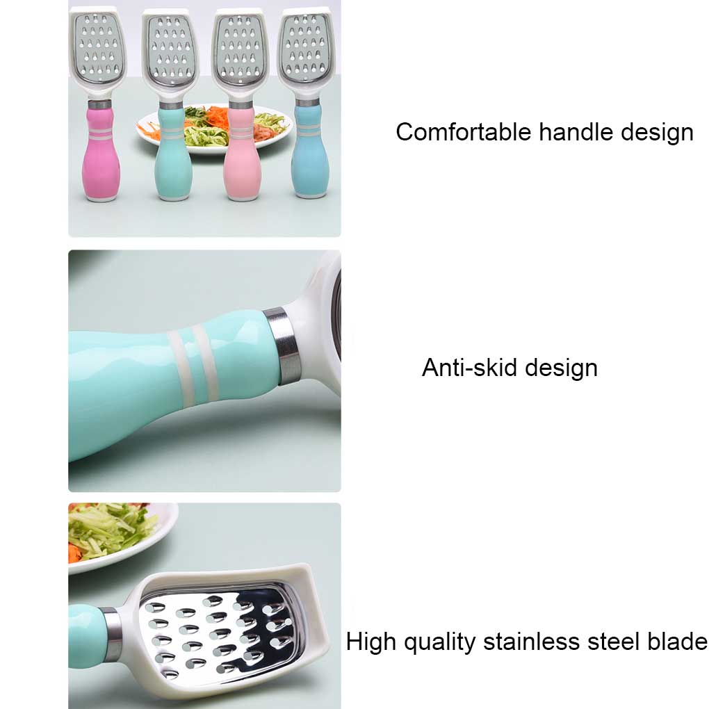 Kitchen Grater Bowling Ball Shape Vegetable Chopper with Handle Stainless Steel Slicer Manual Carrot Shredder Cooking Tools