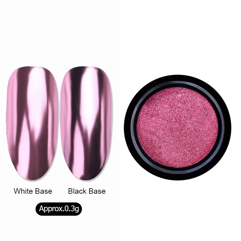 Chameleon Mirror Nail Powder Glitter Decoration Gel Polish Nail Art Dust Metallic Metal Polish Chrome Pigment Dazzling Accessory