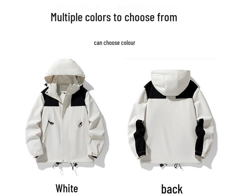 Unisex Windproof Waterproof Outdoor Jacket - Spring/Autumn Travel & Cycling