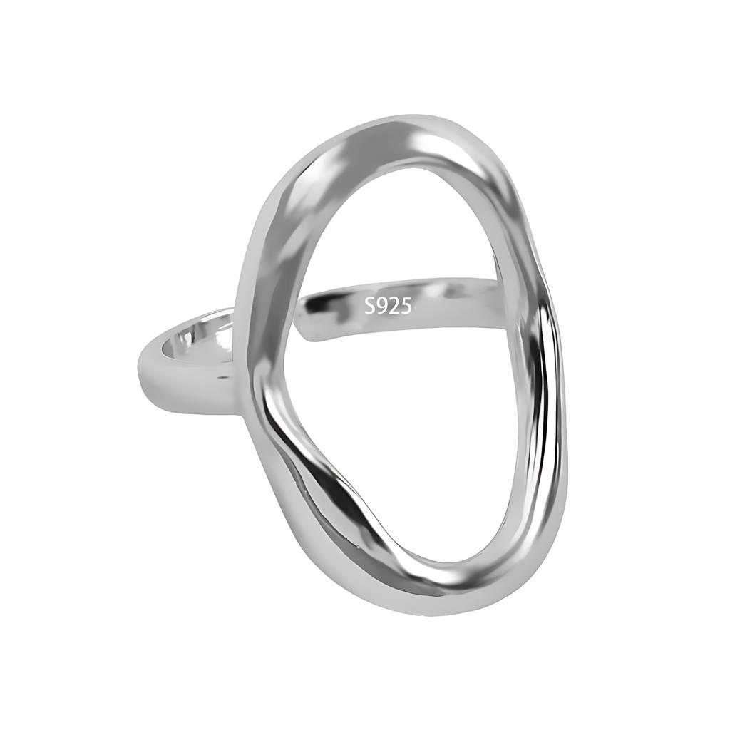 Ventfille   Copper Geometric Multilayer Round Bead Ring Female Fashion Punk Temperament Prevent Allergy Charm Jewelry
