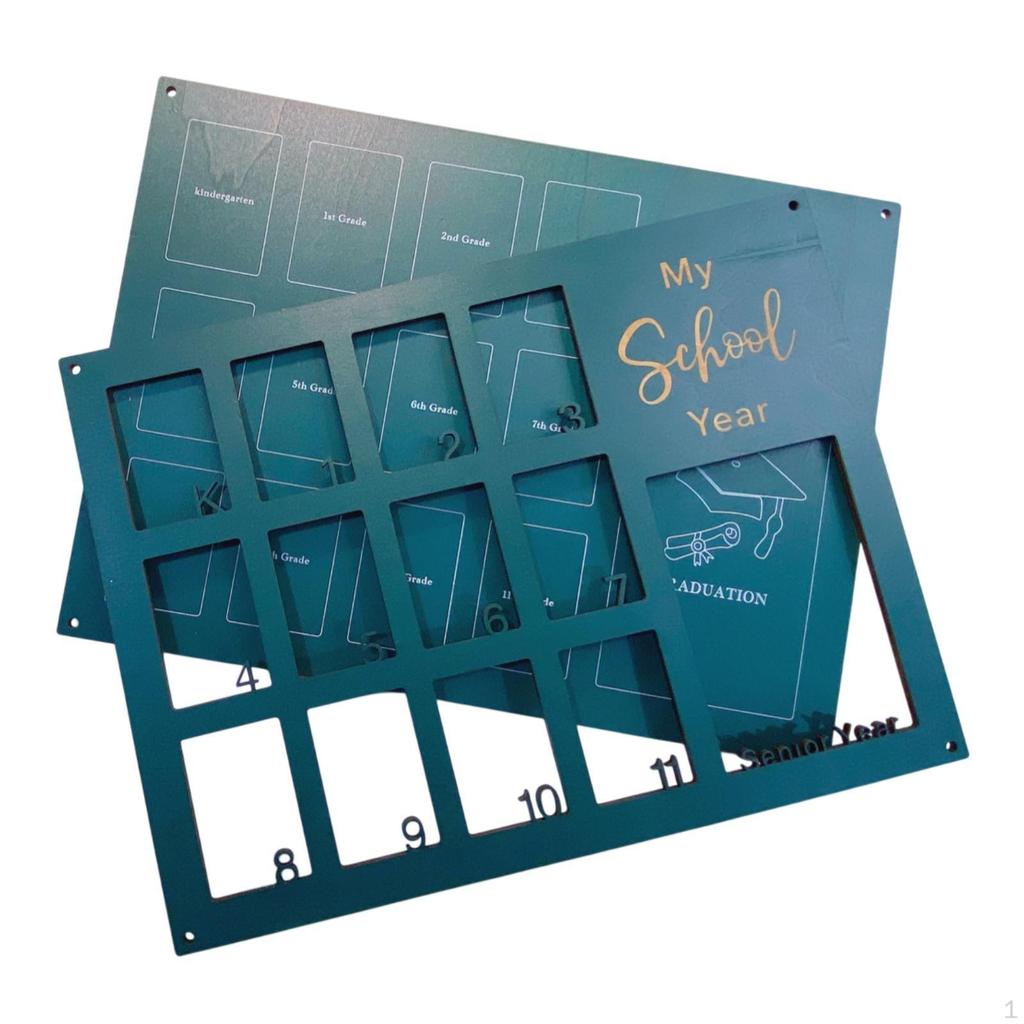 Graduation Photo Frame with Multiple Openings for Bedroom Decor