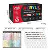 12-168 Colors Direct Liquid Marker Pen Set,DIY Hand Drawn,Graffiti Paint Art Acrylic Paint Pens,Perfect for Artist/Student