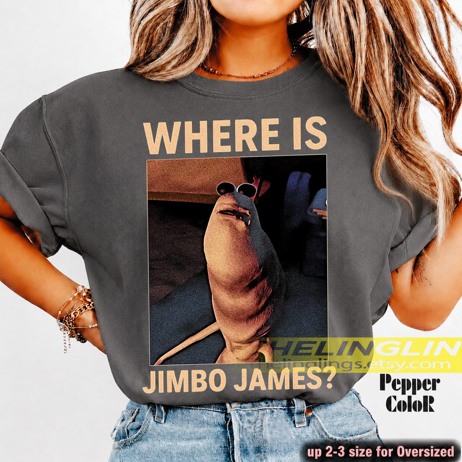 Where Is Jumbo James Tee, Marcus The Worm Funny Meme Unisex T-Shirt, Womens Marcus The Worm Shirt, Im Looking For Jimbo James, Graphic RZ XL