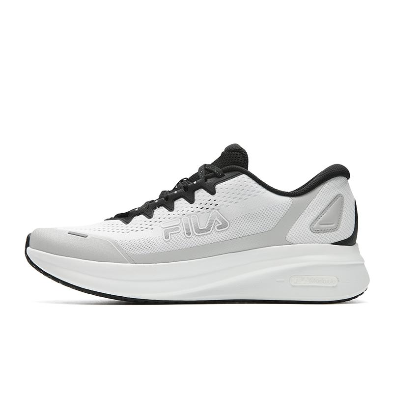 

Fila Nuvole 4 Run Comfortable Fit Shock Absorbing Breathable Lightweight Rebound Running Shoes Men sneakers White Gray Black A12M621103FBB 41