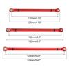 uxcell 8pcs Wheelbase Link Rods, Aluminum Alloy, 313mm Wheelbase Upper and Lower Link Rods, Chassis Linkage for SCX10 110 RC Car Crawler Upgrade