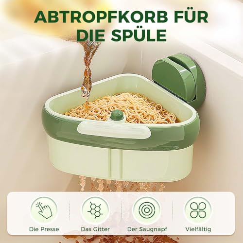 Household Kitchen Suction Cup Sink Leaking Basket