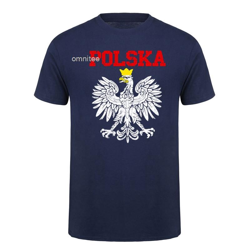 Polish Flag Poland Polska Graphic Tshirts Summer Short Sleeve Unisex Vintage T Shirt Tops Hj078