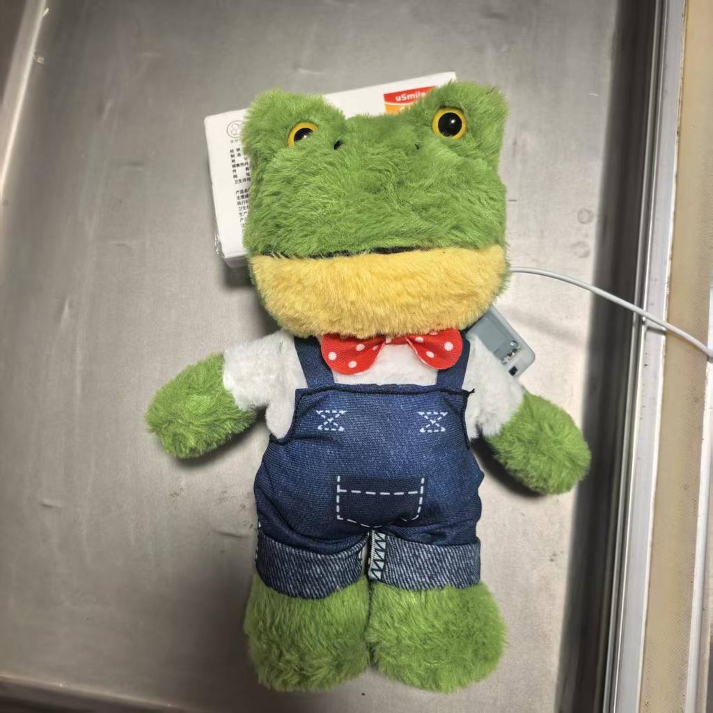 Grenouille Chanteuse Peluche Mignonne Dessin Animé Grenouille Animal en Peluche Poupée pour Enfants Cadeau d'Anniversaire Douce Confortable
