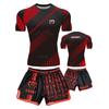 Men Quick Dry Breathable Cycling Jersey Set Short Sleeve Training Suit Gym Workout Riding