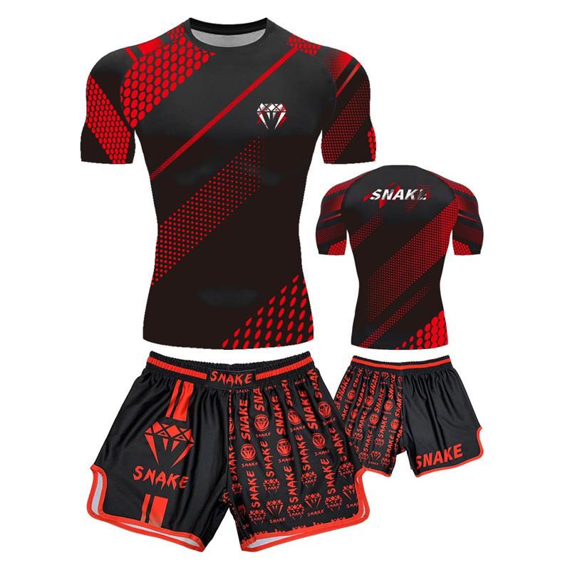 Men Quick Dry Breathable Cycling Jersey Set Short Sleeve Training Suit Gym Workout Riding
