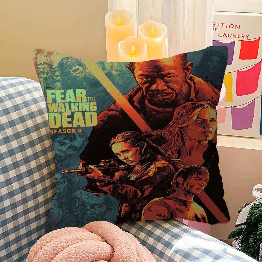 The Walking Dead Poster Personalized Pillow Dust Cover Bedroom Kids Party Decoration Pillowcase Birthday Children Gift