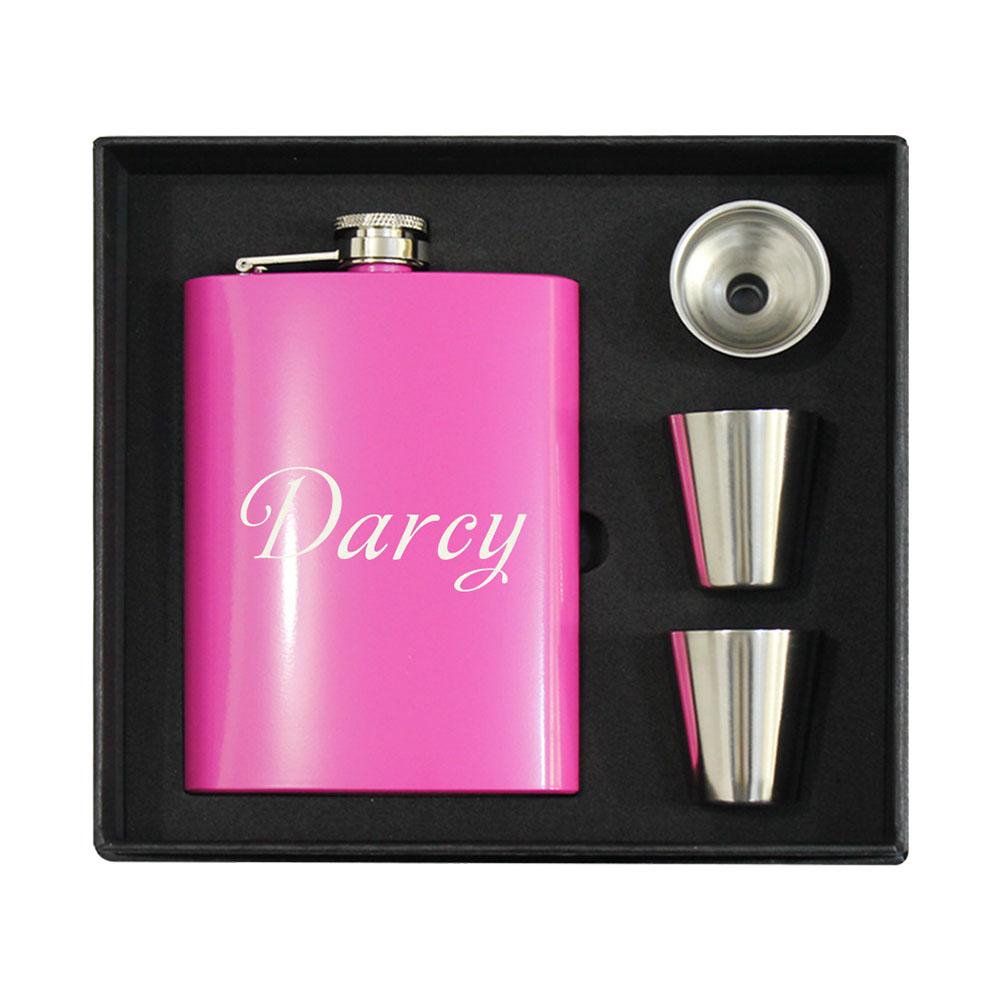 Personalized Flask for Men Metal Customized Flasks for Liquor Custom Patterns and Text 6/8 Oz Gift for Wedding W6I6