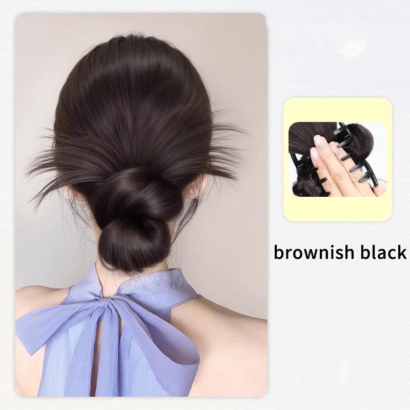 

Синтетический парик пучок Ленивый пучок волос Шиньон Танцовщица Женский Пучок-гулька Зажим для волос Стайлинг Аксессуары для волос