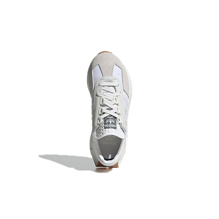 Adidas Retropy E5 J Crystal White Gum Kids Sneakers Cloud-White Grey-Three GW0786