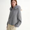 Aeirei Ar_Fur Hooded Zip-Up_2Color