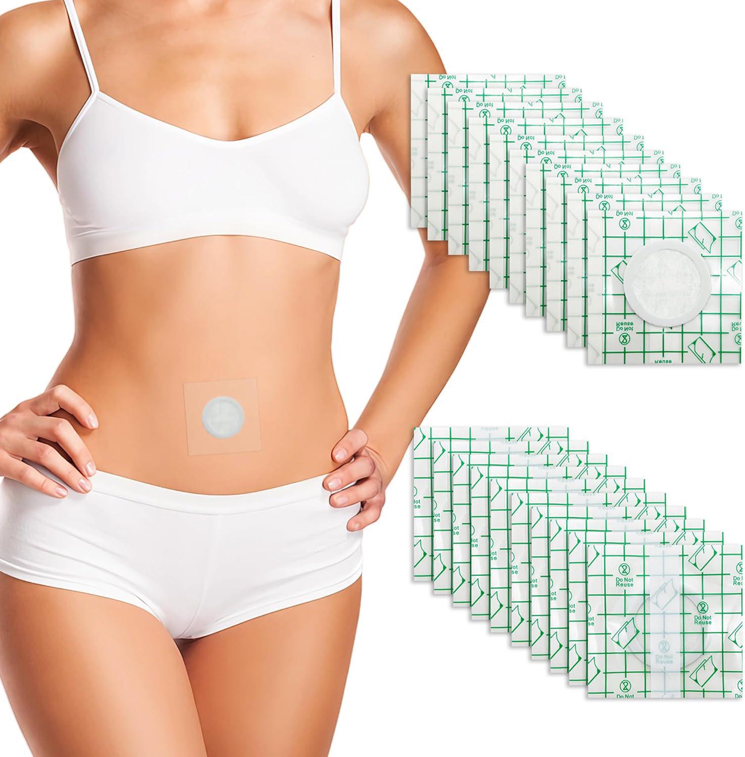 

Одноразовый компресс с касторовым маслом из органического хлопка - Самоклеящаяся, непротекаемая абдоминальная подушечка