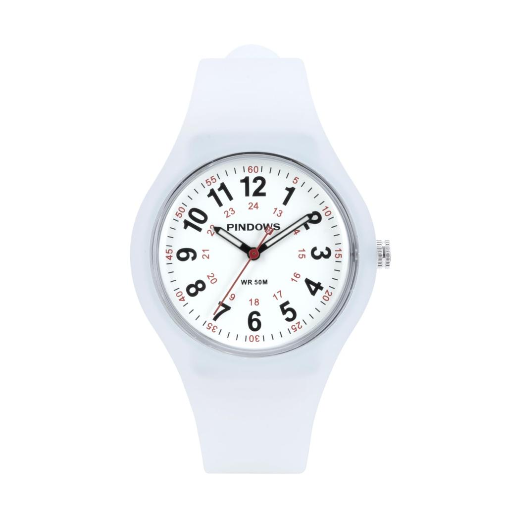 PINDOWS Women's Watch, Perfect for Medical Professionals, Students, and More, Sport Analog Quartz Watch