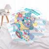 1pc HANGYODON 40th Anniversary Automatic Folding Umbrella with Cute Characters, Portable Tri-Fold Design, 8-Rib Iron Frame, Outdoor Use, Ideal Gift Fo