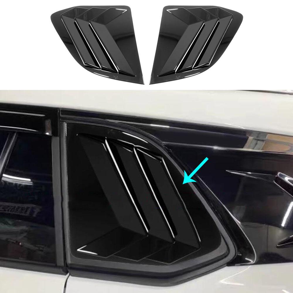 ABS Plastic Rear Window Shades Molding Trim Decoration Cover Exterior Accessories For Toyota Corolla Cross XG10   2024+