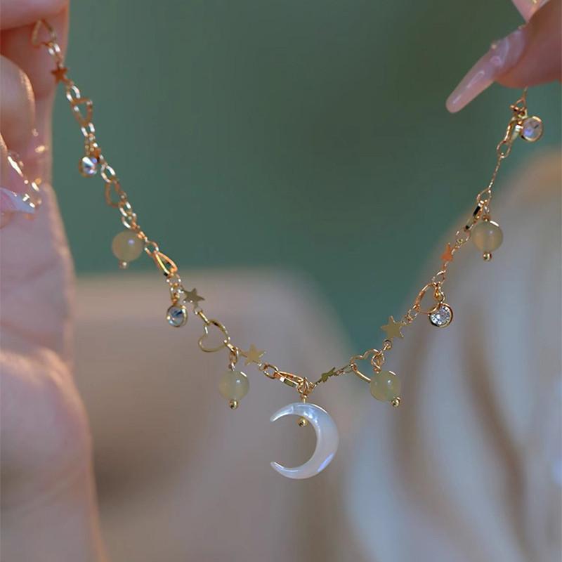 IFME Crystal Star Moon Bratari pentru femei Coreeana Sculptata Inima Bratara pandantiv Accesorii Moda Bijuterii