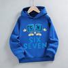 6 7 Meme hoodie children's sweatshirt, funny six  seven cartoon print boy sweater, girl long-sleeved jacket
