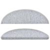 Vidaxl Stair Treads, 10 Pcs, 56X17X3 Cm, Light Grey