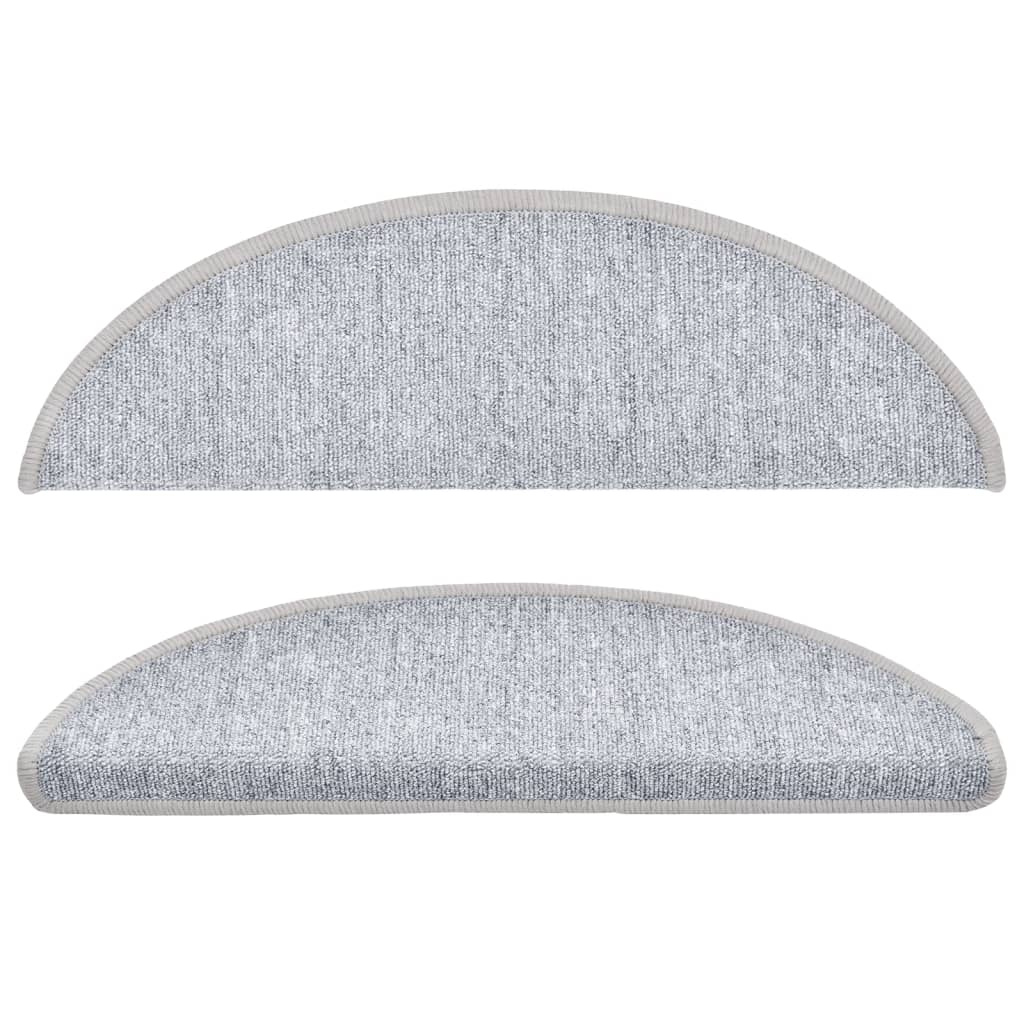 Vidaxl Stair Treads, 10 Pcs, 56X17X3 Cm, Light Grey